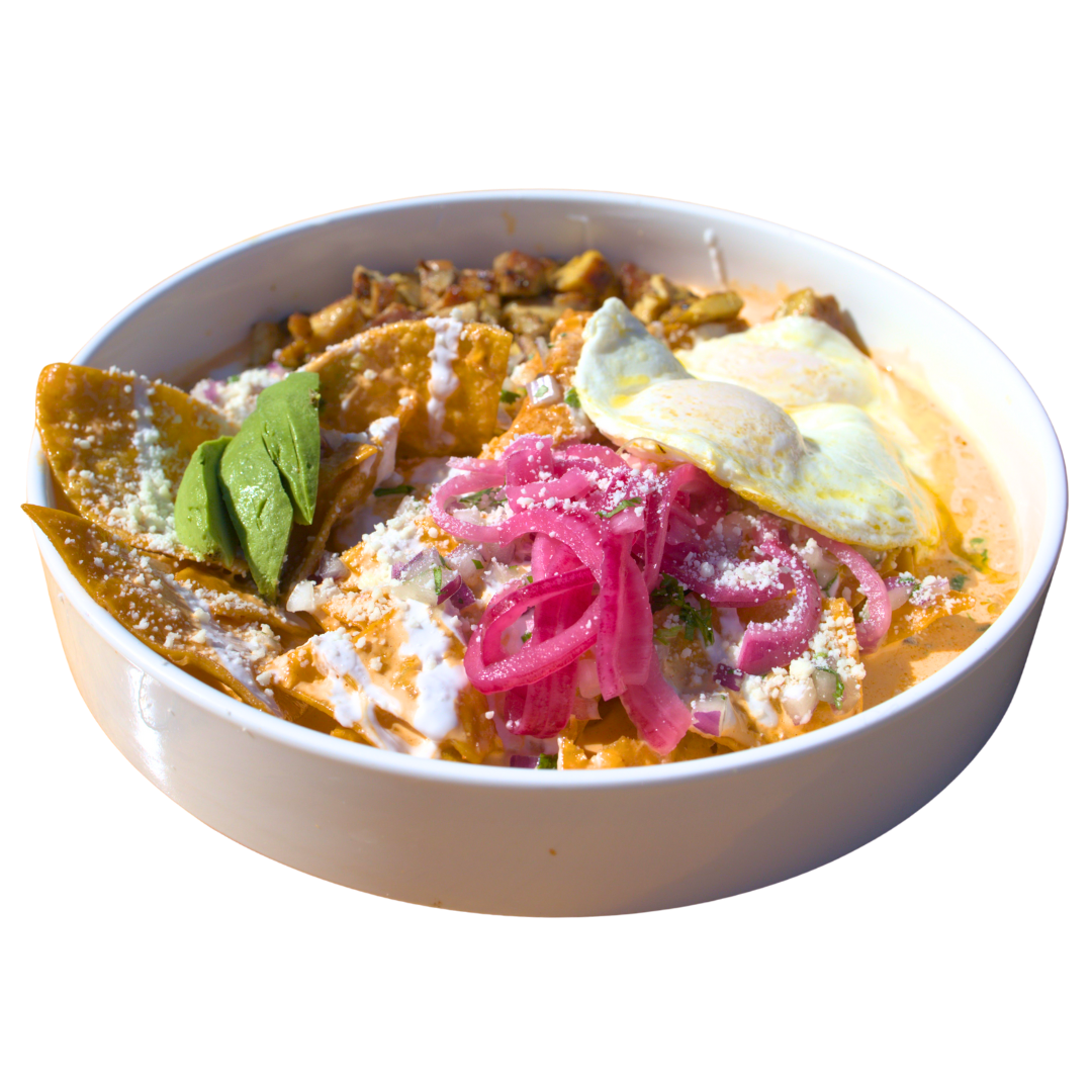 Chilaquiles chipotle con pollo