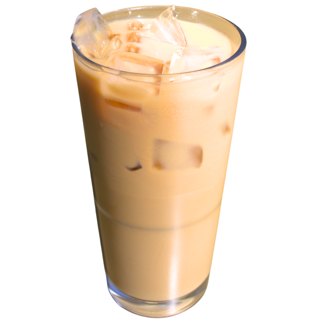 Iced vanilla latte